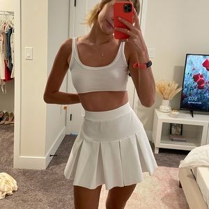 WHITE PRINCESS POLLY TENNIS SKIRT